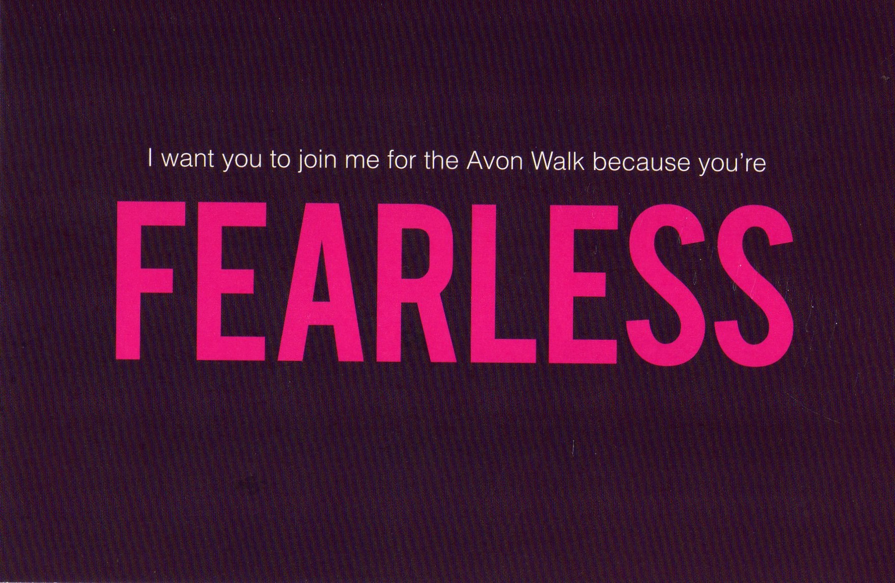 the word 'fearless'